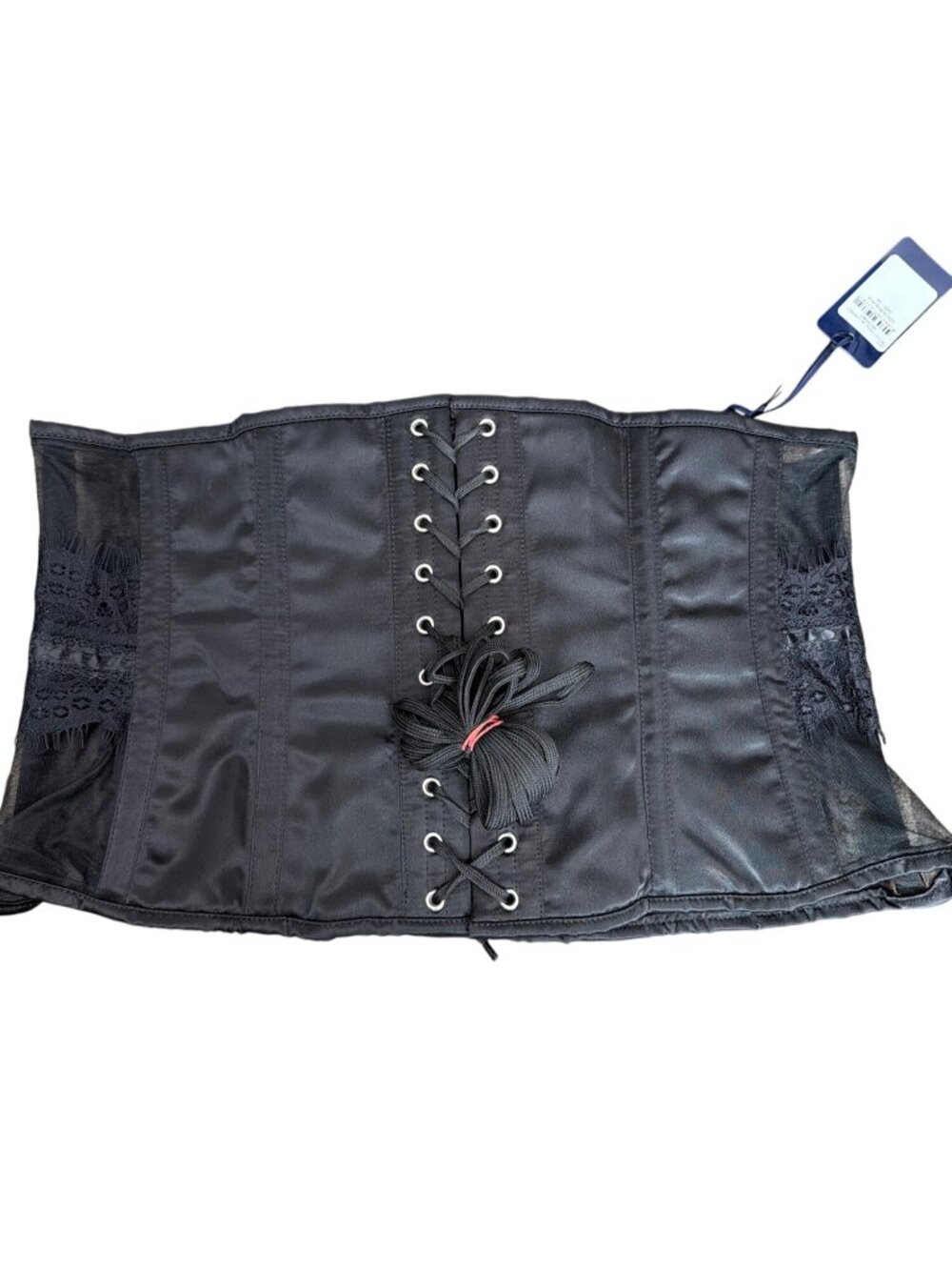 Fox & Royal City Chic Black Betty Trim Underbust Corset Sz 34 (39/40" Waist) NEW - Picture 7 of 15